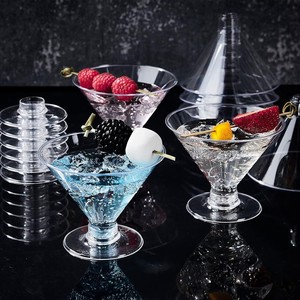 Verres <span class=keywords><strong>à</strong></span> martini <span class=keywords><strong>en</strong></span> <span class=keywords><strong>plastique</strong></span> de 5 oz, paroi simple, incassables, mini verres <span class=keywords><strong>à</strong></span> martini <span class=keywords><strong>en</strong></span> <span class=keywords><strong>plastique</strong></span> rigide, gobelets de fête et verres <span class=keywords><strong>à</strong></span> parfait pour dessert - Product Image 6