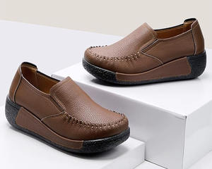 Zapatos de Vestir de Cuero con Cordones para Hombre, Transpirables, Antideslizantes, Ligeros y Duraderos para Primavera/Verano 2025 - Product Image 1