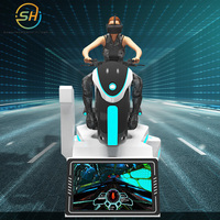 Équipement de jeu de moto VR, jeu de simulation de conduite virtuelle 9D