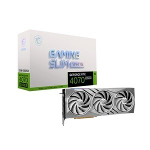Nueva GeForce RTX 4070 SUPER 12G GAMING SLIM Blanca 2024, Paquete Sellado, GPU para Juegos de Escritorio, Super Rtx 4070 Super - Product Image 5