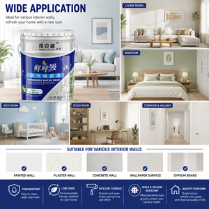Mold Proof and Scrub Resistant Interior Latex <b>Paint</b> Water Based Eco Friendly Indoor Wall <b>Coating</b> - Product Image 5