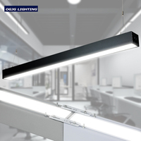 4ft 40W LED Liner Pendentif Lumière Up-Down Éclairage Lustre Suspendu Élégant 40w Pendentif Liner Lumière