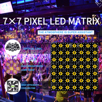 RGB 7*7 Pixel Light 49pcs LED matrice de fond Pixel Panel Light bar Party Stage Light avec DMX512 Controls