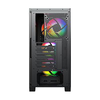 Boîtier PC Gamer à Vente Chaude, Boîtier d'Ordinateur ATX, Boîtier PC de Bureau en Verre Trempé, Prise en Charge du Refroidissement Liquide de 360 mm