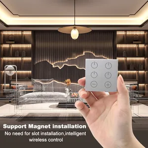 VST CE Certificate 4 Channels Wireless Touch Dimmer Sensor Switch Remote Control Sensor For LED Light