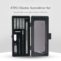 Kit de tournevis électrique miniature 47 en 1, tournevis de précision pour la réparation de petites électroniques, multifonctionnel, compatible OEM