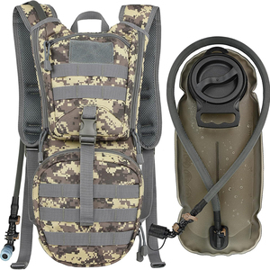 Free Sample Mini Tactical Camo Water Backpack Reservoir <b>Bag</b> Water Bladder Carrier Pack <b>MOLLE</b> Hydration Pack for Tactical Vest - Product Image 4