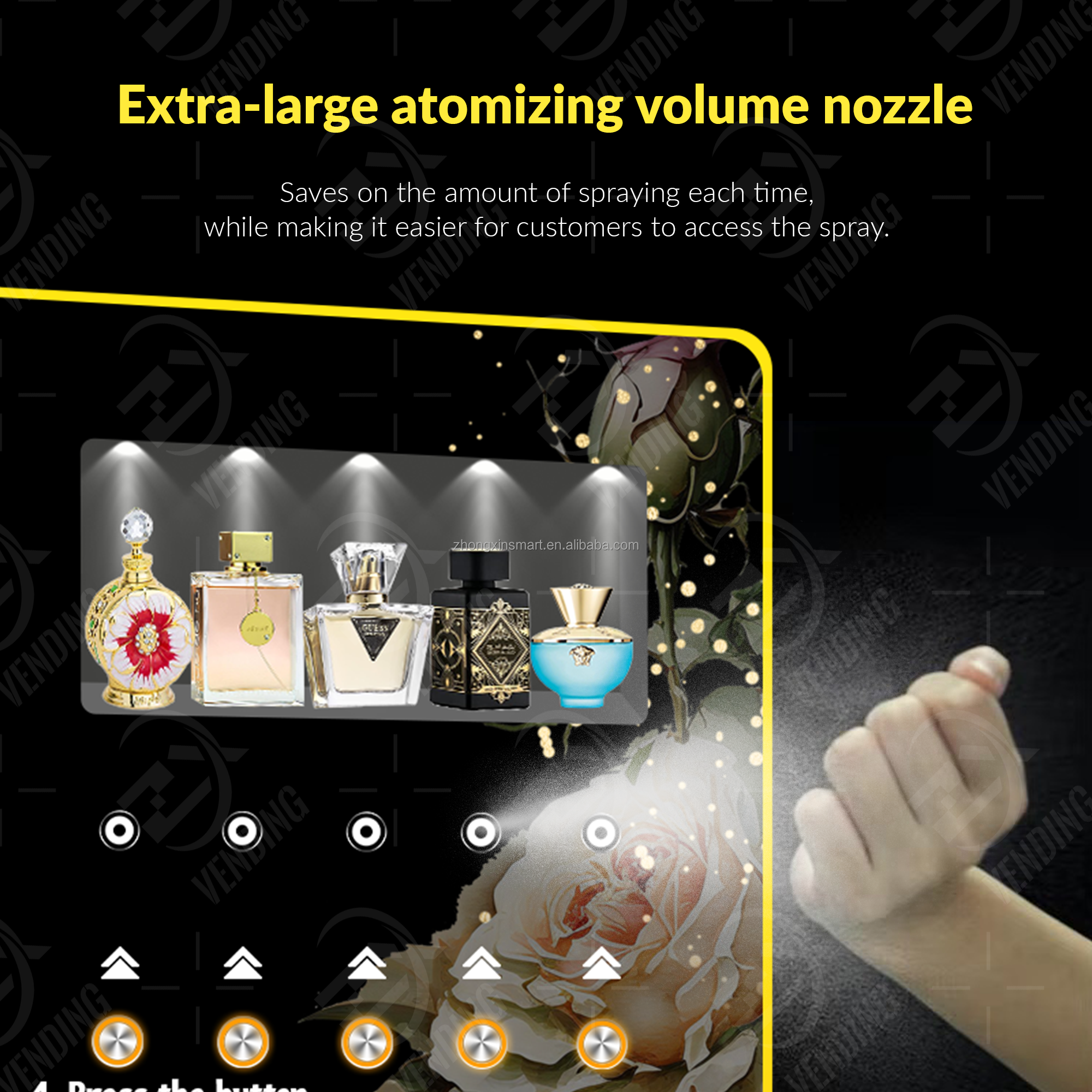 ZX Perfume Vending Machine - Smart, Customizable & Versatile
