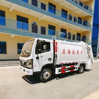 Camion à ordures Dongfeng 4x2 7m³ avec compacteur de déchets, nouveau modèle 2025