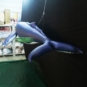 Đại dương Thế Giới thăm dò hoạt động quảng cáo khổng lồ trang trí PVC <span class=keywords><strong>Inflatable</strong></span> cá voi - Product Image 3