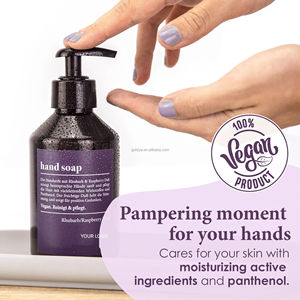 <span class=keywords><strong>Savon</strong></span> <span class=keywords><strong>Liquide</strong></span> Hydratant Naturel OEM ODM pour les <span class=keywords><strong>Mains</strong></span>, Rhubarbe Framboise, Nettoyant Doux et Lissant, Marque Privée, <span class=keywords><strong>Savon</strong></span> Lavant pour les <span class=keywords><strong>Mains</strong></span> - Product Image 2