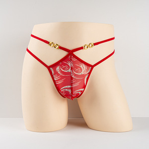 Nouveau string pour <span class=keywords><strong>homme</strong></span> en dentelle ajourée, string pour <span class=keywords><strong>homme</strong></span> <span class=keywords><strong>Sm</strong></span> Flirting - Product Image 1