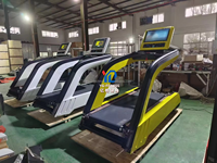 Tapis roulant électrique commercial YG FITNESS YG-T006 avec affichage des calories, écran tactile LCD, cadre en acier, garantie de 3 ans pour salle de sport