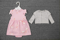 Vêtements pour filles en gros, robe de princesse 2 pièces, robe sans manches pour enfants, vente chaude, vêtements d'été pour enfants, robe pour bébé fille