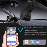 USA Band Driving Recorder Support CMSV6 System Cloud Services Tracking Live Broadcast Android 4G Front and Inside Dash Cam