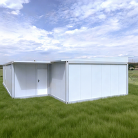 Maison conteneur de luxe respirante et pliable, style moderne et minimaliste, prête à l'emploi, pour résidence familiale, bureau, bâtiment industriel, entrepôt, hôtel