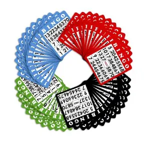 Yuanhe Mix Kleur Papier Kaarten 100 Bingo Kaarten Game