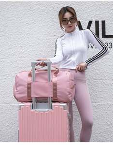 Bolsas de Viaje Impermeables de PU para Hombre, Bolsas de Lona para Oficina, Negras, de Gran Capacidad, para Fin de Semana - Product Image 6