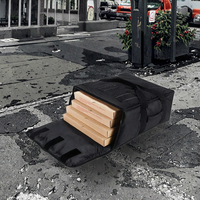 Sac de livraison de pizza en polyester isolé de luxe et de mode en gros, sac de transport professionnel pour pizza chauffante pour la livraison de nourriture