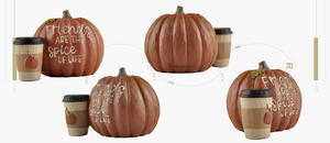 2024 nuovo arrivo stagione autunnale fatti a mano in resina zucca W/tazza di caffè-gli amici sono <span class=keywords><strong>il</strong></span> sale <span class=keywords><strong>della</strong></span> <span class=keywords><strong>vita</strong></span> - Product Image 5