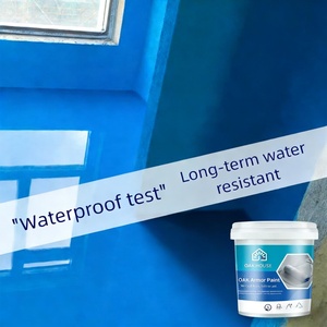 Peinture à base de <span class=keywords><strong>ciment</strong></span> polymère JS de la marque OAKHOUSE, peinture acrylique imperméable pour salle de bain, cuisine, mur, béton, toit - Product Image 1