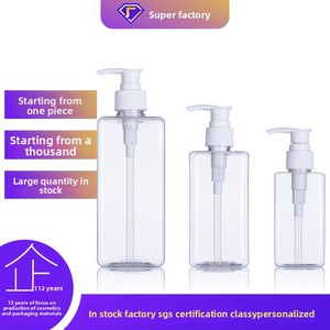 رضّابات بلاستيكية من بلاستيك Sanito شكل مربع زجاجة غسول توزيع اليدين زجاجة غسول - Product Image 6