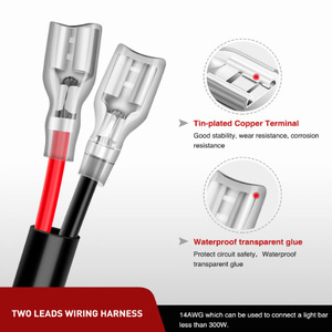 <b>Led</b> <b>Light</b> Strip Extension <b>Wire</b> Harness 10 Ft 12 V For Retrofit Upgrade Universal Fit - Product Image 2