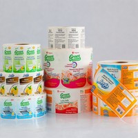 Étiquettes adhésives imprimables en rouleau, brillantes, écologiques, durables, non toxiques, personnalisables en couleur, pour liquide vaisselle