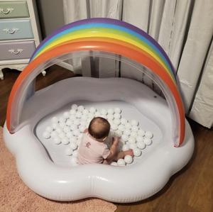 2019 INTEX Sản Phẩm Mới! Intex Bể Bơi Trẻ Em Có Mây Cầu Vồng Bơm Hơi 57141 - Product Image 5