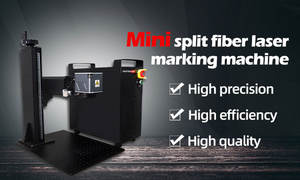 سعر جيد 50W مجوهرات قطع الفولاذ المقاوم للصدأ آلة الطباعة على المعادن جراب هاتف المحمولة 20W 30W الليزر آلة وسم - Product Image 3