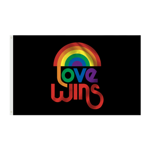 Livraison rapide nouveau design Custom Love Wins love is love takepride Rainbow Lgbt Gay Pride Flag - Product Image 4