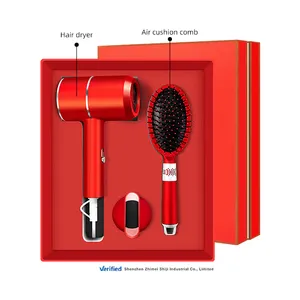 Custom New arrivals Hair dryer with concentrator nozzle + air cushion comb gift for women business