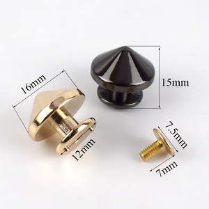 העמקה ky596 מ "מ מעור מלאכה תיקים ונעליים חתיכים דקורטיביים לחצן ציפורניים אבזמים - Product Image 2