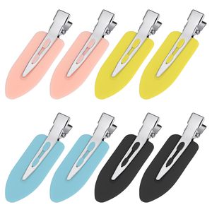 ชุดกิ๊บติดผม 4 ชิ้น สีพื้น ไม่ทำให้ผมงอ สำหรับเด็กหญิงและสุภาพสตรี ทำจากพลาสติก - Product Image 1