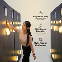 Équipement de jeu interactif pour jeux actifs, sports et divertissements, Balle à bouton-poussoir LED pour location de fêtes et activation de jeux