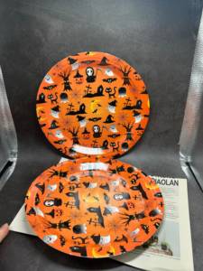 Platos de Papel Kraft Biodegradables de Grado Alimenticio de 8 Pulgadas, Aptos para Pizza/Sándwiches, Resistentes a Fugas, Certificados por la FDA para Uso en Restaurantes - Product Image 4