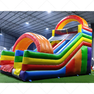 Glissière gonflable de <span class=keywords><strong>piscine</strong></span> de glissière gonflable de conception d'arc-en-ciel commerciale - Product Image 2