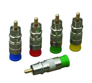 RG59/RG6/RG11 Mini Cáp Đồng Trục 50/75 Ohm Đồng Trục F Kết Nối RCA Kết Nối Nén - Product Image 1