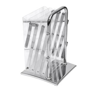 Nhà sản xuất trực tiếp Chrome xách tay Acrylic Brochure chủ kệ trưng bày - Product Image 5