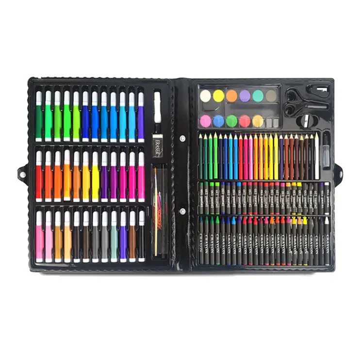 Proins Hoge Kwaliteit Hete Verkoop Met Tekentafel School Briefpapier Kit 150Pcs Kinderen Schilderij Set