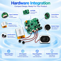 Module de jouet compagnon IA AISK, réveil vocal, service IA cloud intelligent pour questions et réponses, support de fabrication OEM pour robots IA / jouets IA Plus