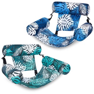 Flotadores inflables para adultos, silla flotante resistente, para verano, playa, lago, fiestas, piscina - Product Image 1