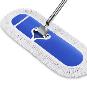 Mop per Pavimenti Commerciale di Grandi Dimensioni con Manico in Acciaio Inox per Hotel e Palestre, per Pulizia a Secco e Umido - Product Image 4