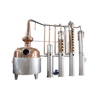 Alambic en cuivre rouge pour distillation – Équipement de distillation d'alcool sur mesure pour la production de whisky, rhum, gin, vodka, brandy et spiritueux