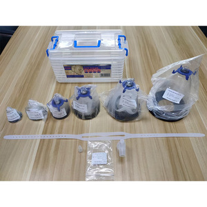 Ensemble de masques d'inhalation d'oxygène pour petits animaux avec étui de rangement pour anesthésie et nébulisation des animaux de compagnie, sans intubation requise - Product Image 2