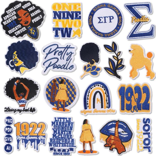 Stylish Decor Patches Iron on Self Adhesive Clothing Repair Embroidery Patches for Bags Hats