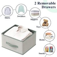 Organisateur de placard suspendu multifonction à 5 étagères, économiseur d'espace, sacs de rangement pour salle de bain, style vintage, design réglable