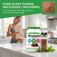 Vitahall OEM Barres Protéinées Végétaliennes à la Protéine de Chanvre et de Pois, Suppléments de Gym, Substitut de Repas, 20-29g de Protéine en Poudre