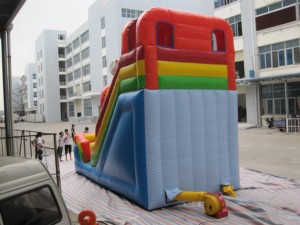 Toboggan Gonflable Commercial Universel en PVC pour 12 Personnes, Capacité 500 kg, Idéal pour la Location de Fêtes - Offre Spéciale - Product Image 5