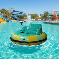 Bateau tamponneur Meierya M-026 de haute qualité, en fibre de verre et matériau PE, gonflable, usage commercial, parc aquatique extérieur, capacité de 100 à 500 kg